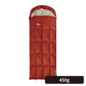 天光羽絨睡袋450g-OB22598焦糖紅│OB22635時尚灰
