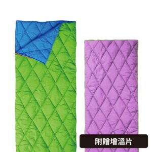 綠野方舟Thermolite化纖睡袋 加贈增溫片-OB24363+OB24455
