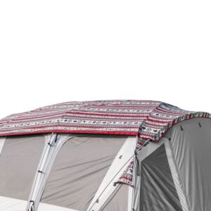 彩繪天空4D帳專用頂布-OB23175花圖騰