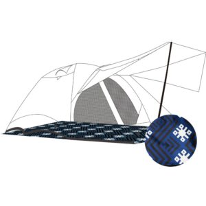 彩繪天空270帳專用地布-OB23199藍色祥雲